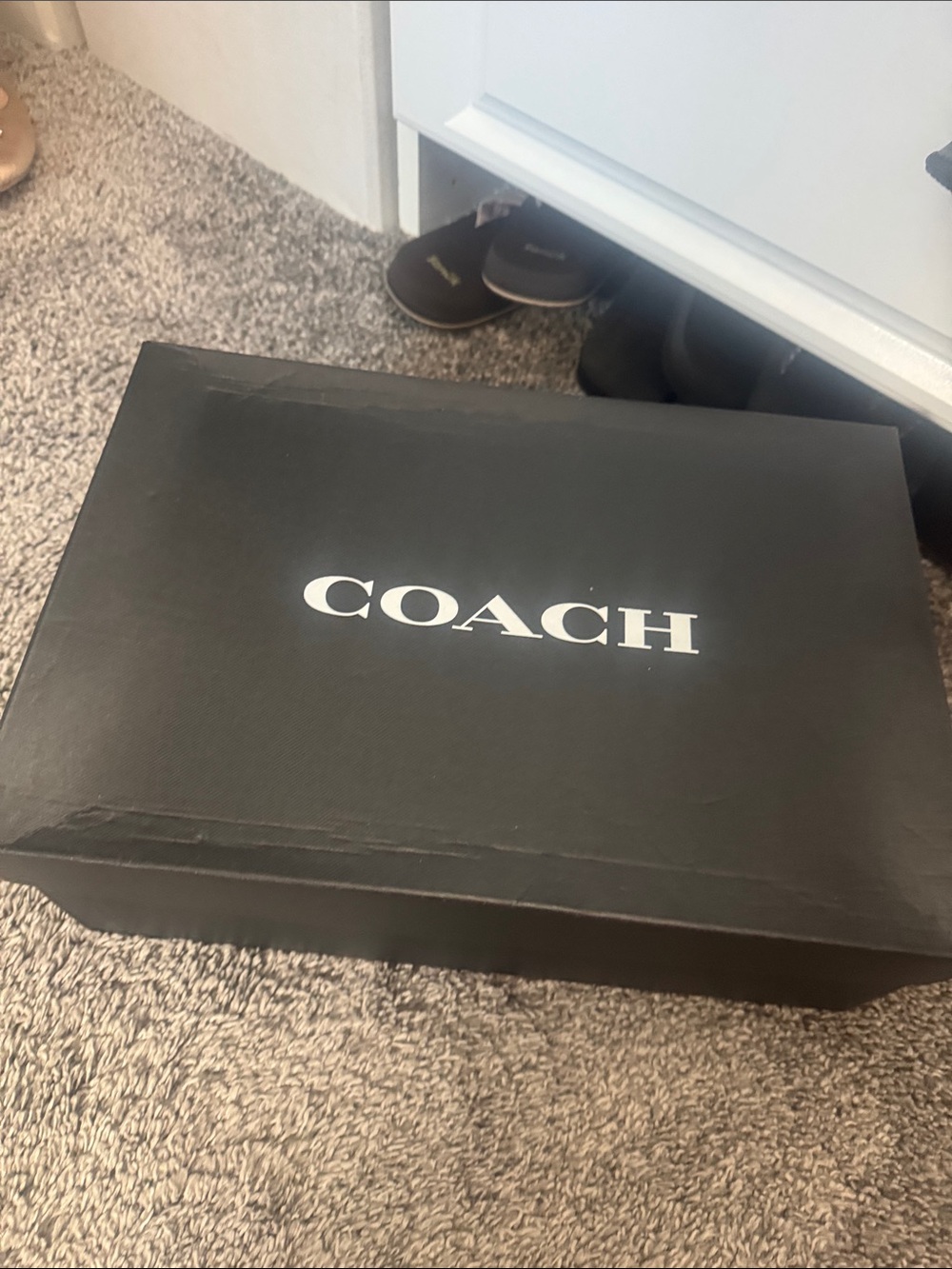 Coach White Leather Lug Sole Women’s Loafers - Picture 5 of 5